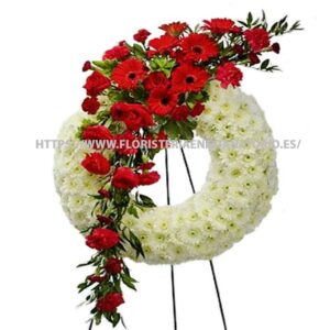 Corona de Margaritas, Gerberas y Rosas