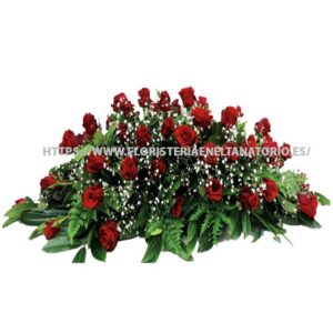 Centro de Rosas Rojas