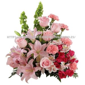Centro de Lilium, Rosas, Claveles y Alstroemerias