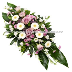 Centro de Rosas, Gerberas y Lisianthus